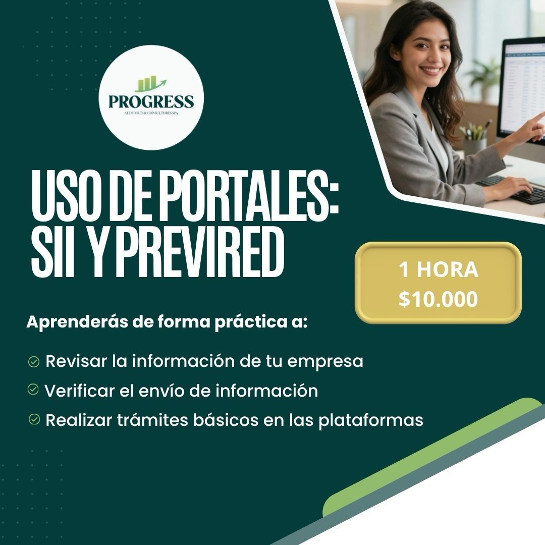 Uso de portales: SII y Previred